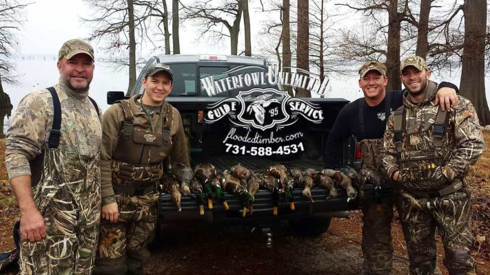 Guided duck hunts Lake Reelfoot Tiptonville TN _ Flooded Timber