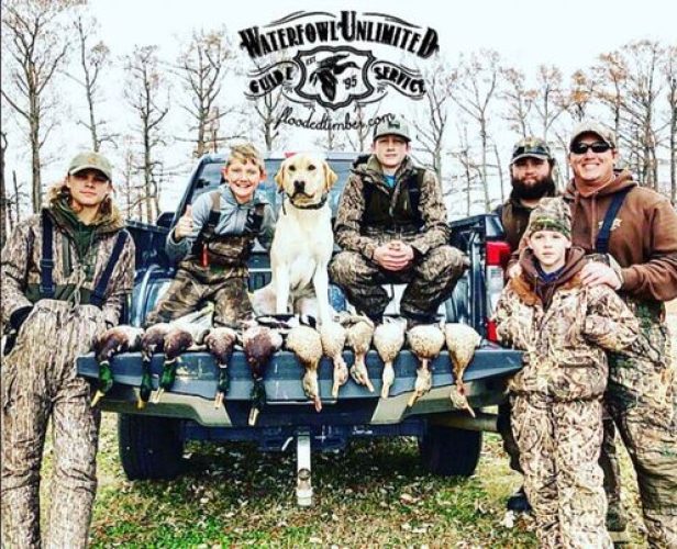 Reelfoot lake Guided duck hunting _ Flooded Timber
